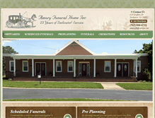 Tablet Screenshot of amoryfuneralhome.com